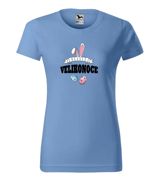 Dámské velikonoční tričko Veselé Velikonoce - uši