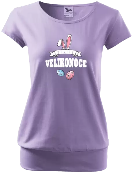 Dámské velikonoční tričko Veselé Velikonoce - uši