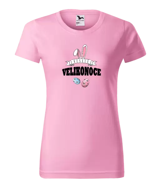 Dámské velikonoční tričko Veselé Velikonoce - uši
