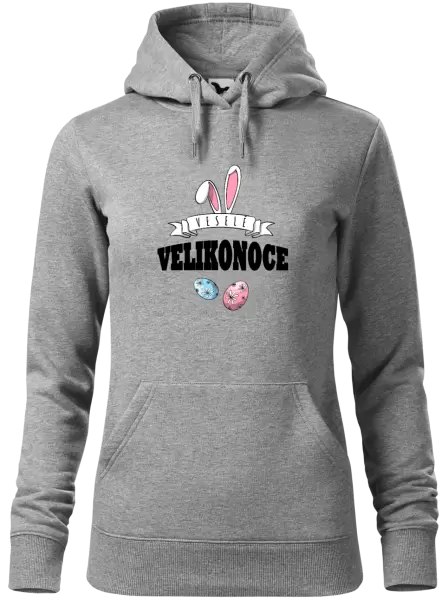 Dámská velikonoční mikina Veselé Velikonoce - uši