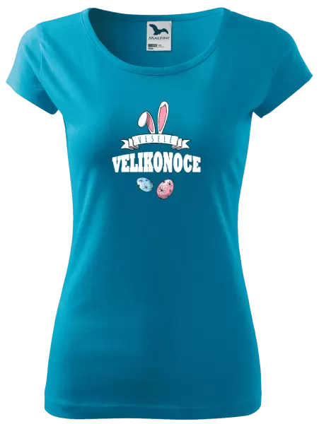 Dámské velikonoční tričko Veselé Velikonoce - uši