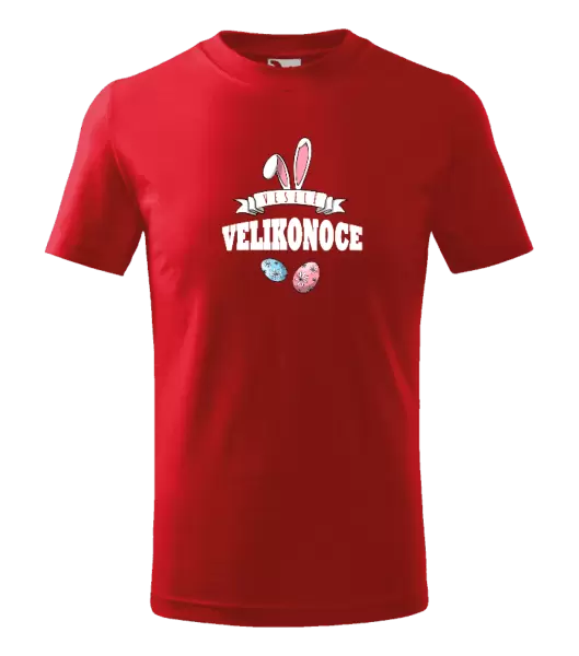 Dětské velikonoční tričko Veselé Velikonoce - uši