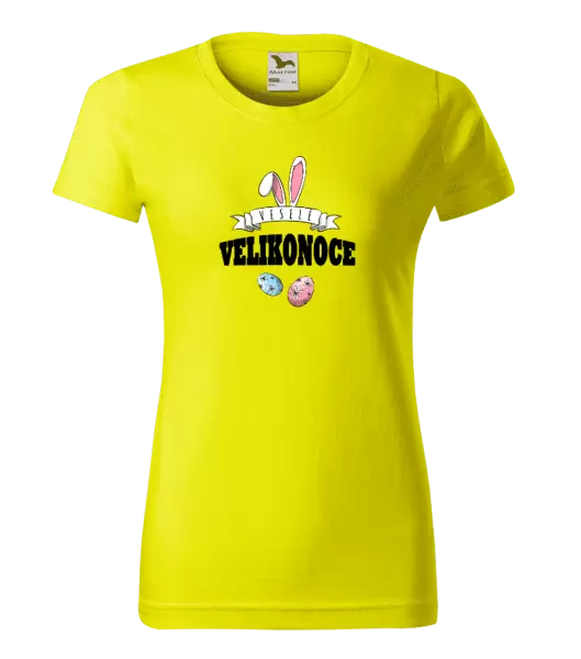 Dámské velikonoční tričko Veselé Velikonoce - uši