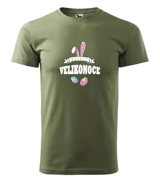 Pánské velikonoční tričko Veselé Velikonoce - uši