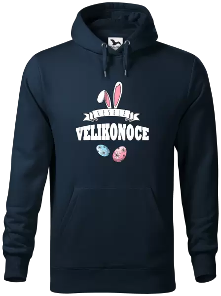 Pánská mikina Veselé Velikonoce - uši