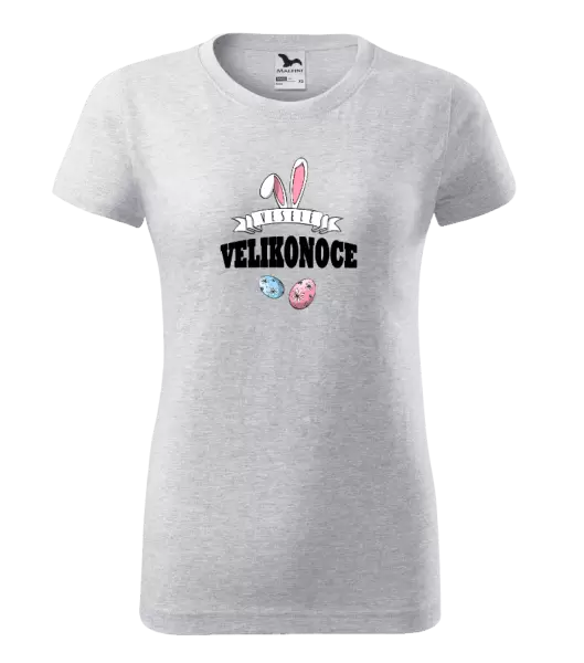 Dámské velikonoční tričko Veselé Velikonoce - uši
