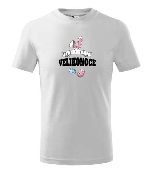 Dětské velikonoční tričko Veselé Velikonoce - uši