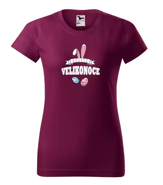 Dámské velikonoční tričko Veselé Velikonoce - uši