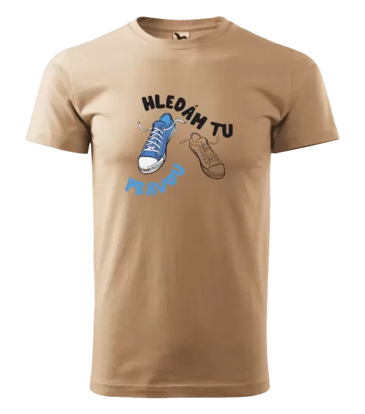 Pánské tričko Hledám tu pravou