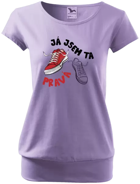 Dámské tričko Já jsem ta pravá