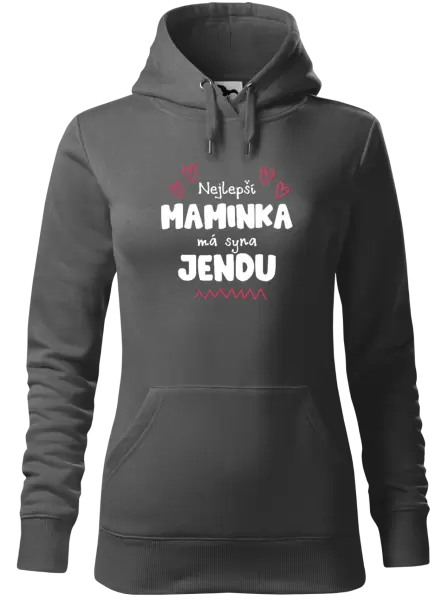 Dámská mikina Nejlepší maminka má syna - Jméno