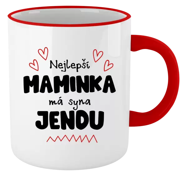 Hrnek Nejlepší maminka má syna - Jméno