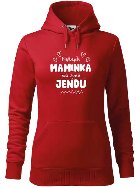 Dámská mikina Nejlepší maminka má syna - Jméno