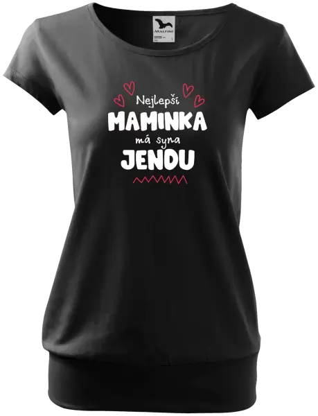 Dámské tričko Nejlepší maminka má syna - Jméno
