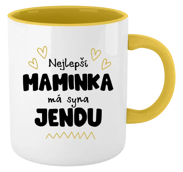 Hrnek Nejlepší maminka má syna - Jméno
