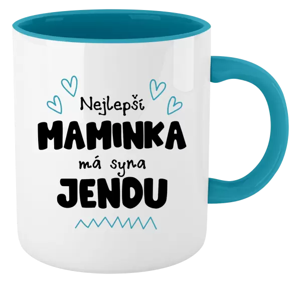 Hrnek Nejlepší maminka má syna - Jméno