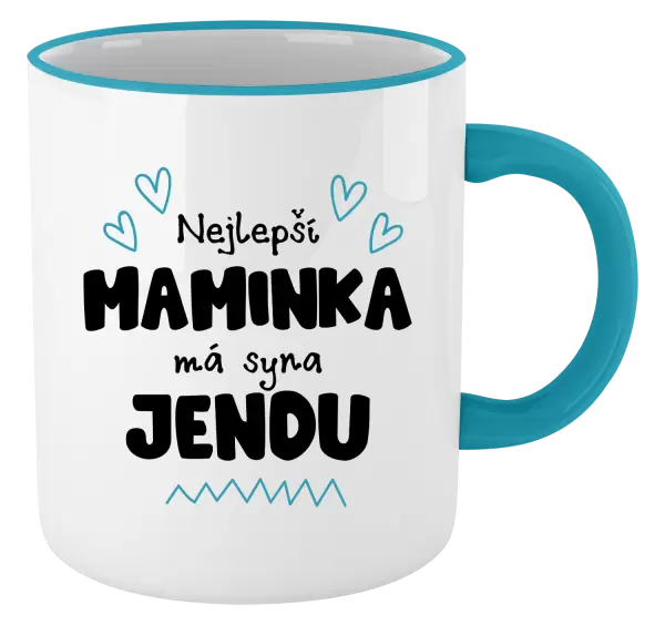 Hrnek Nejlepší maminka má syna - Jméno