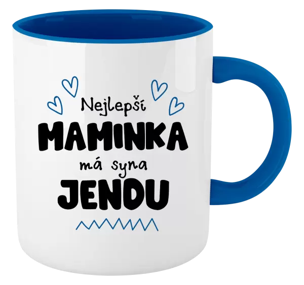 Hrnek Nejlepší maminka má syna - Jméno