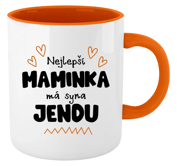 Hrnek Nejlepší maminka má syna - Jméno