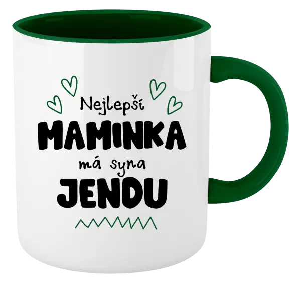 Hrnek Nejlepší maminka má syna - Jméno