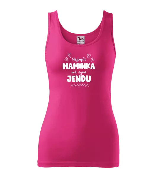 Dámské tílko Nejlepší maminka má syna - Jméno