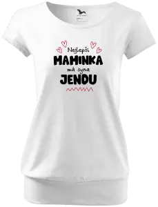 Dámské tričko Nejlepší maminka má syna - Jméno
