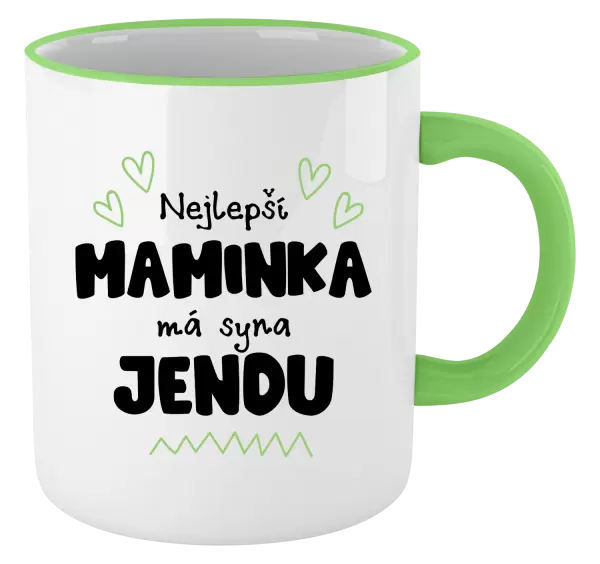 Hrnek Nejlepší maminka má syna - Jméno