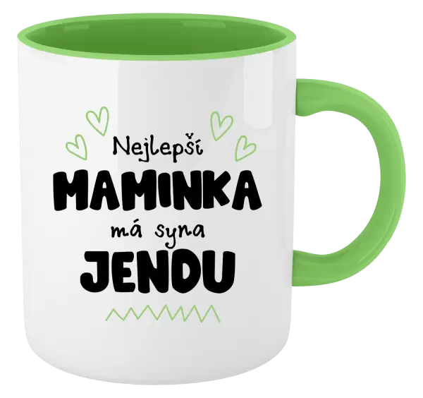 Hrnek Nejlepší maminka má syna - Jméno