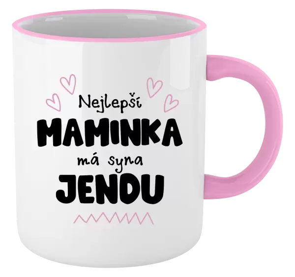 Hrnek Nejlepší maminka má syna - Jméno