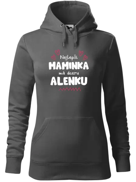 Dámská mikina Nejlepší maminka má dceru - Jméno