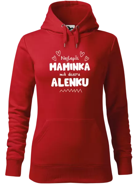 Dámská mikina Nejlepší maminka má dceru - Jméno