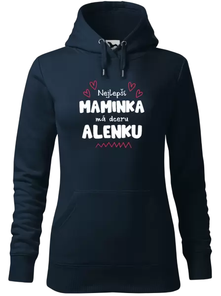 Dámská mikina Nejlepší maminka má dceru - Jméno
