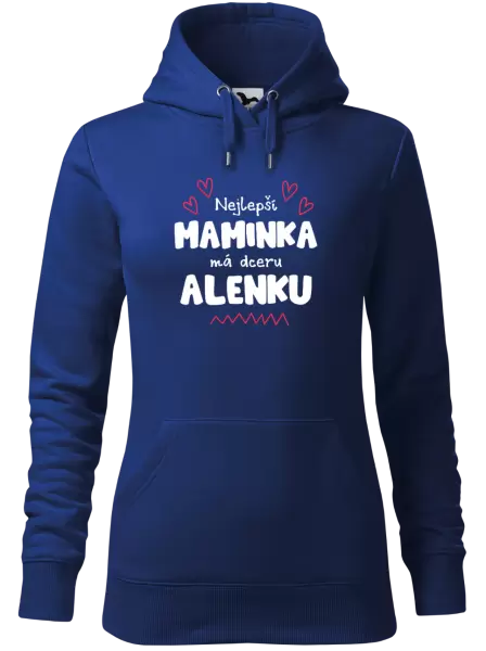 Dámská mikina Nejlepší maminka má dceru - Jméno