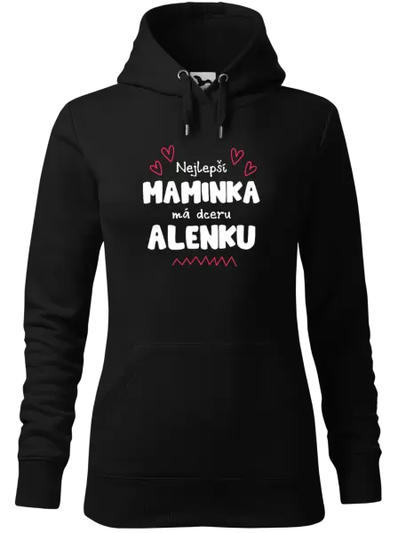 Dámská mikina Nejlepší maminka má dceru - Jméno