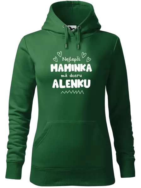 Dámská mikina Nejlepší maminka má dceru - Jméno