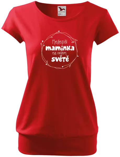 Dámské tričko Nejlepší maminka na celém světě