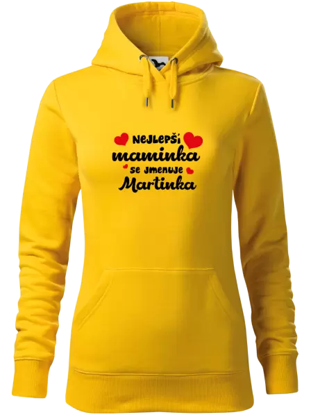 Dámská mikina Nejlepší maminka se jmenuje - Jméno