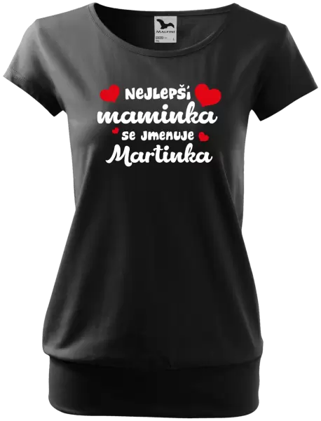 Dámské tričko Nejlepší maminka se jmenuje - Jméno