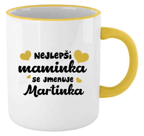 Hrnek Nejlepší maminka se jmenuje - Jméno