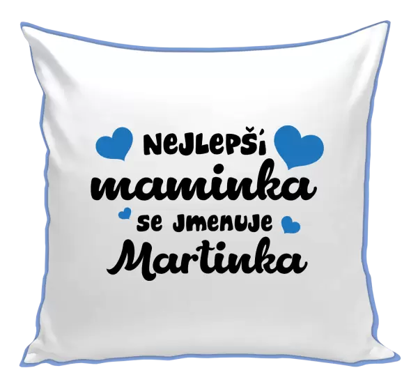 Polštář Nejlepší maminka se jmenuje - Jméno