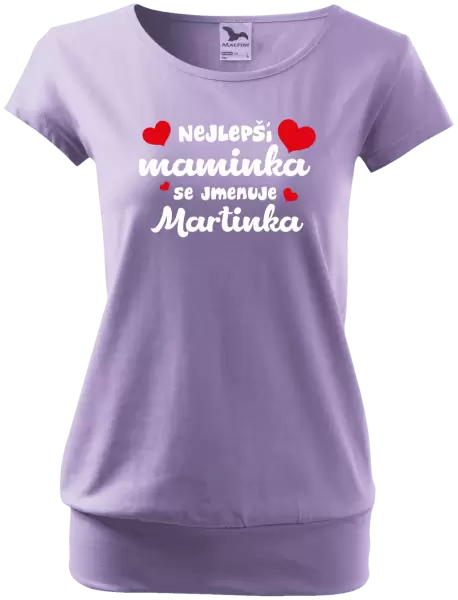Dámské tričko Nejlepší maminka se jmenuje - Jméno