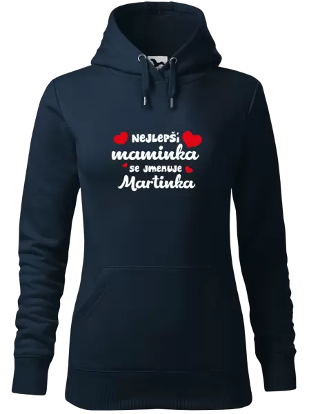 Dámská mikina Nejlepší maminka se jmenuje - Jméno
