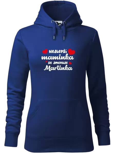 Dámská mikina Nejlepší maminka se jmenuje - Jméno