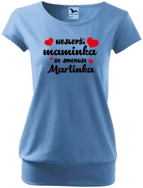 Dámské tričko Nejlepší maminka se jmenuje - Jméno