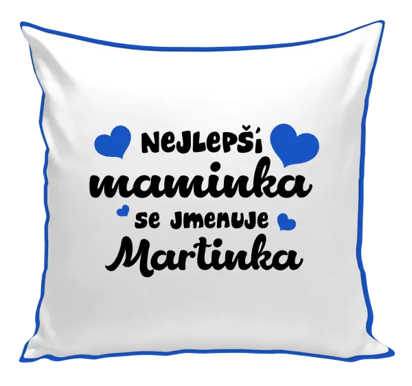 Polštář Nejlepší maminka se jmenuje - Jméno