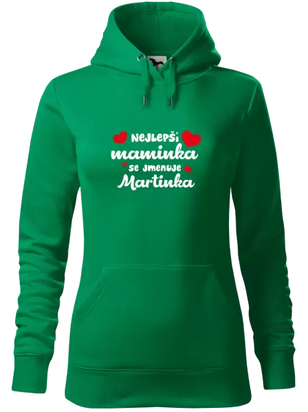 Dámská mikina Nejlepší maminka se jmenuje - Jméno