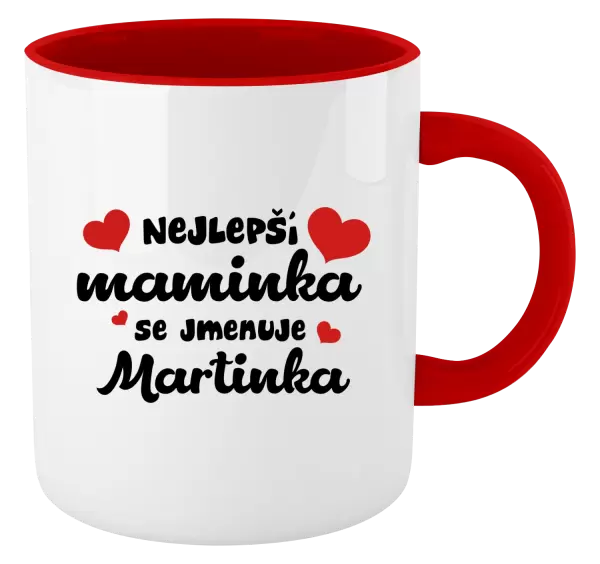 Hrnek Nejlepší maminka se jmenuje - Jméno