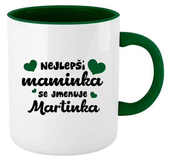 Hrnek Nejlepší maminka se jmenuje - Jméno