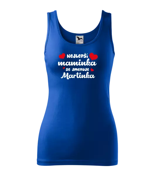 Dámské tílko Nejlepší maminka se jmenuje - Jméno