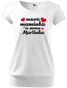 Dámské tričko Nejlepší maminka se jmenuje - Jméno